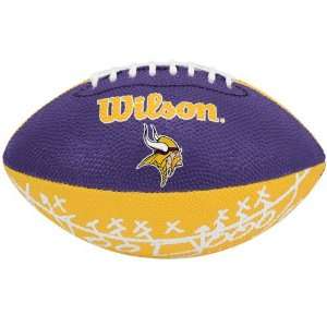    Wilson Minnesota Vikings Rubber Mini Football: Sports & Outdoors