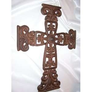  14 Cast Iron Decorative Cross: Home & Kitchen