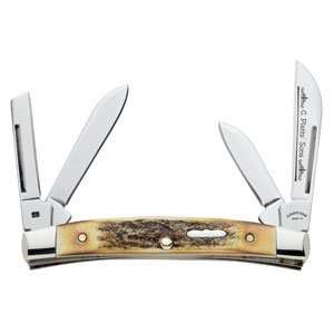 Case Cutlery Small Congress, C. Platts Sons Stag, 4 Blades  