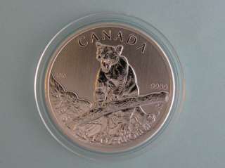 SHIPPING 2012 Canada SILVER COUGAR 1 Oz Coin Canadian. Pounce on your 