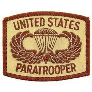  U.S. Army Paratrooper Logo Patch Brown 3 Patio, Lawn 