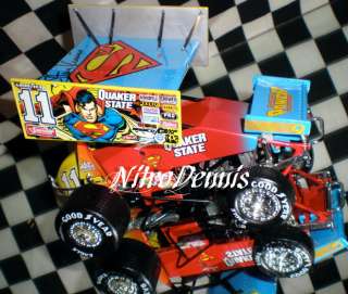 Sprint Car STEVE KINSER 1:18 SIGNED Diecast SUPERMAN World of Outlaws 