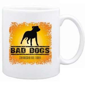 New  Bad Dogs Staffordshire Bull Terrier  Mug Dog 