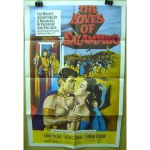  Movie Poster The Loves Of Salambo Jeanne Valerie Jacques 