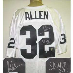  Signed Marcus Allen Uniform   White Wilson: Sports 