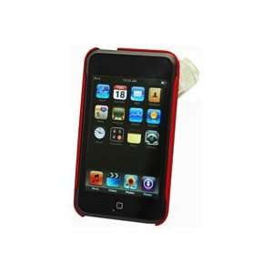  Cellet Apple iPod touch Red Rubberized Coated Shield: Cell Phones 