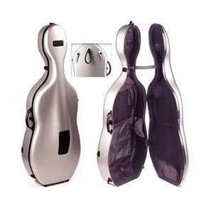  BAM Hightech Cello Case (Silver Grey) Musical Instruments