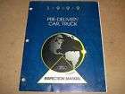 1999 Ford Cars & Trucks Pre Delivery Inspection Manual