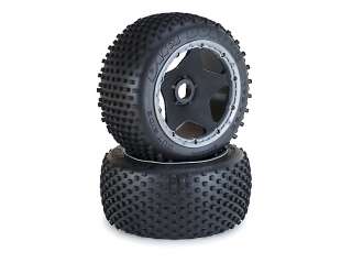 RC Baja Spare Dirt Rims & Tires Rear Set Wheels  