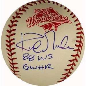  Kirk Gibson Signed Ball   with 88 WS GW HR Inscription 