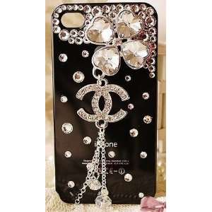  Luxury Designer 3d Bling Crystal Case Chanel for Apple Iphone 