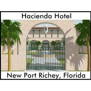  Hacienda House Hotel New Port Richey FL Stamps
