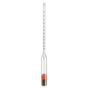 Nalgene Specific Gravity Plain Form Hydrometer, PC, 1.400   1.620 