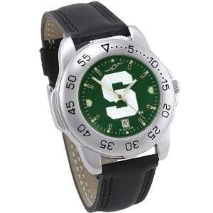 Michigan State Spartans Game Day Sport Leather AnoChrome Watch