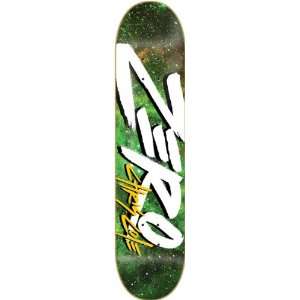  Zero Cole Space Age Skateboard Deck (Green,7.75 Inch 