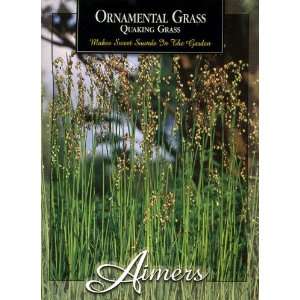   3252 Ornamental Grass Quaking Grass Seed Packet: Patio, Lawn & Garden