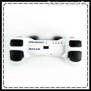 NEW DUALSHOCK3 SONY PS3 Wireless SixAxis Bluetooth Controller WHITE 