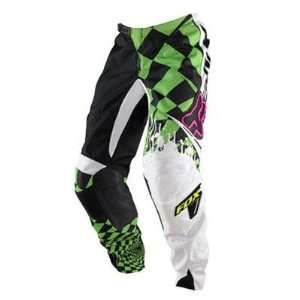  2011 Fox Racing 180 Checked Out Pants   Green   30: Sports 