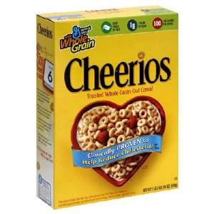 Cheerios Cereal, 18 Ounce Box (Pack of 4):  Grocery 