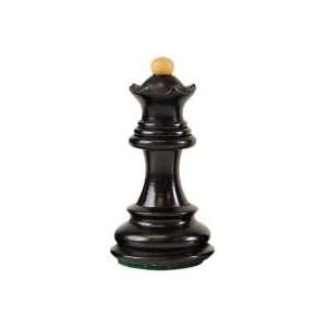   Black Queen 2 1/4 Wood Replacement Chess Piece #REP526: Toys & Games