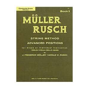  Muller Rusch String Method Book 5   Score/Piano Musical 