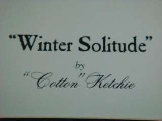 Cotton Ketchie Framed Print Winter Solitude Landscape  