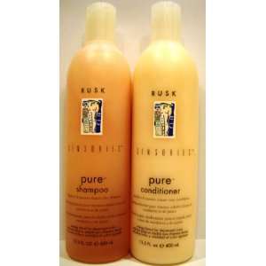 Rusk Sensories Pure Vibrant Color Shampoo & Conditioner Combo 13.5 0z 