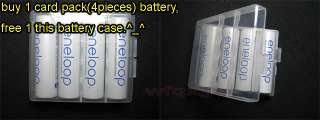 NEW SANYO Eneloop 4 AA Pre Charged Rechargeable Battery  