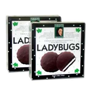 Nikkis Cookies Mint Lady Bugs Box (Pack of 12)  Grocery 