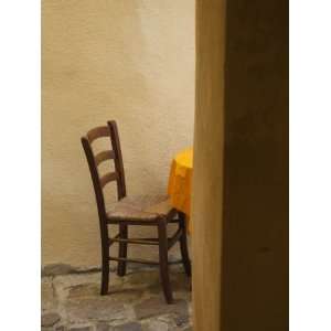  Sardinia, North Western Sardinia, Castelsardo, Cafe Chair 