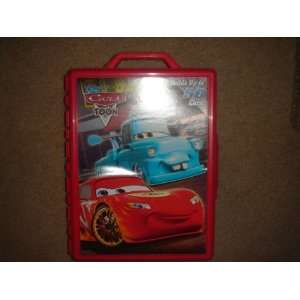  Disney Pixar Cars Toon 1:55 Diecast Car Carrying Case Red 