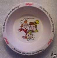SNAP CRACKLE POP Kelloggs Cereal Bowl c/95  