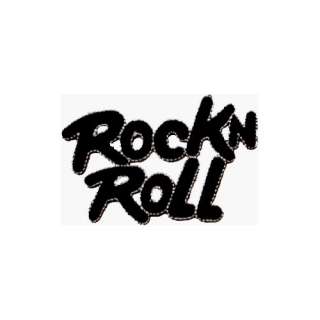  Rock N Roll Logo   Embroidered Iron on or Sew On Patch Clothing
