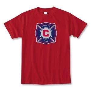    Chicago Fire 08 Youth Crest Soccer T Shirt