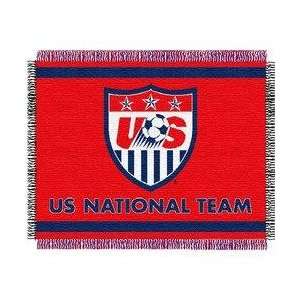  Team USA Soccer Triple Woven Jacquard Throw (019 Focus 