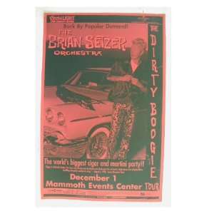  The Brian Setzer Orchestra Poster Handbill The Mammoth 