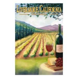 Livermore, California   Wine Country Premium Poster Print, 12x16
