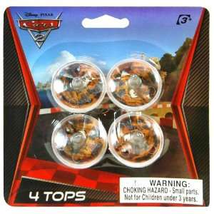  Lets Party By UPD INC Disney Cars Spinning Tops 