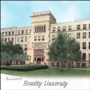  Bradley University Absorbent Coasters