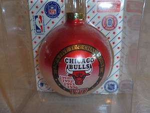 Chicago Bulls 1997 NBA Champions Ornament glass  