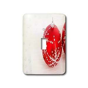Yves Creations Christmas Decorations   Red Snowflake Bauble   Light 