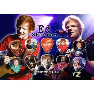  Ed Sheeran Limited to 200 Guitar Pick Display Musical 