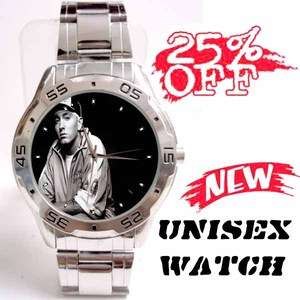 New Eminem Slim Shady Black Theme RARE UNISEX Analog Watch Gift  