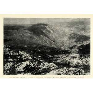  1926 Print Canyon Tuolumne River California Smith Peak 