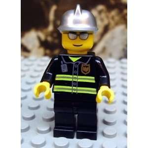   (Silver Glasses and Helmet)   LEGO City 2 Figure: Toys & Games