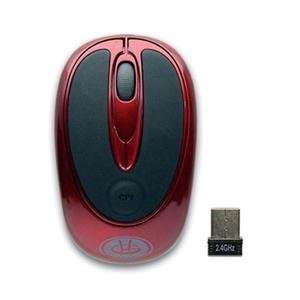 Gear Head, 2.4GHz Wireless Mouse Red (Catalog Category: Input Devices 
