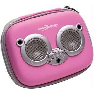  SONIC IMPACT 5020 I P9 PORTABLE IPOD(R) SPEAKERS (PINK 