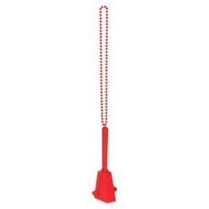  Red Beads with Clacker Party Supplies (Red) Toys & Games
