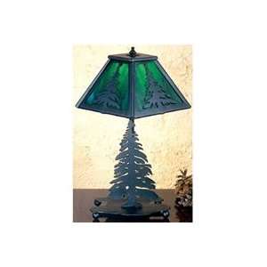  14H Tall Pine Accent Lamp
