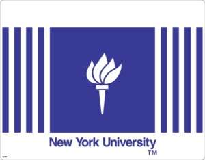 New York University NYU logo 15 inch laptop skin skinit  